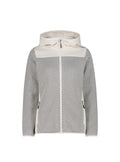 Giacca in pile Knit Tech da donna con cappuccio