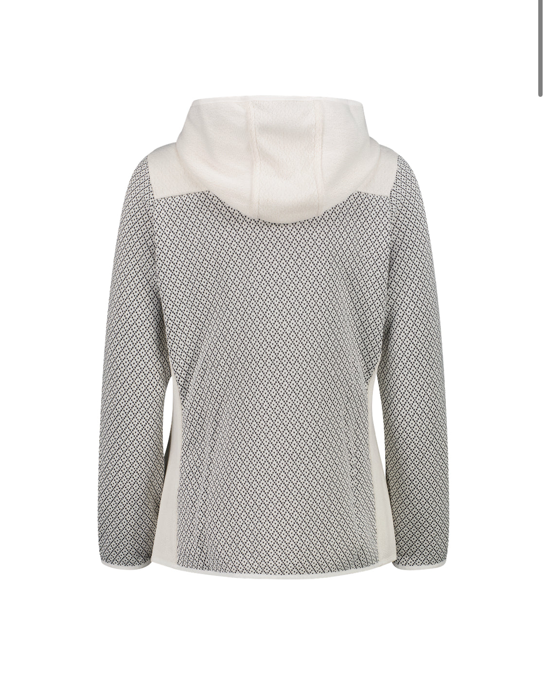 Giacca in pile Knit Tech da donna con cappuccio