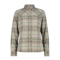 Camicia da donna a maniche lunghe con fantasia a quadri