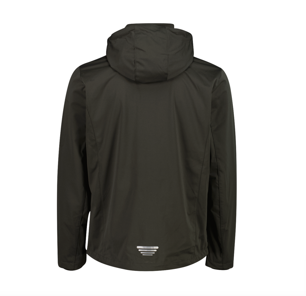 Giacca in Light Softshell con cappuccio staccabile da uomo