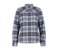 Camicia da donna a maniche lunghe con fantasia a quadri