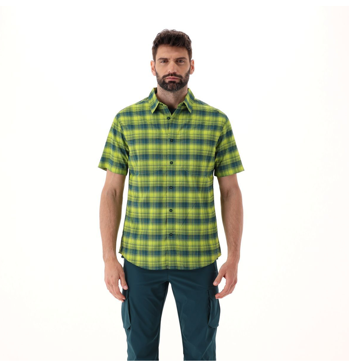 Camicia da uomo a maniche corte